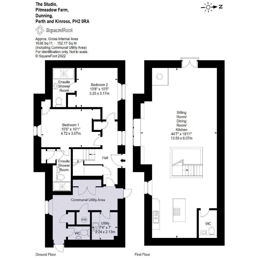 The Studio At Pitmeadow Farm Dunning 外观 照片